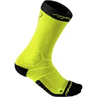 Dynafit - Trail running tøj - Ultra Cushion Socks Fluo Yellow til Unisex - Størrelse 35-38 - Gul