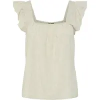 Pieces Bluse 'PCPIA' ecru