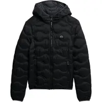 Superdry Superdrytil kvinder. W5011971A Fuji Lite Jacket sort (XS), Casual, Bæredygtig, Genanvendt nylon