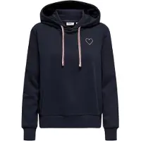 ONLY Sweatshirt 'ONLNoli' natblå / rosé