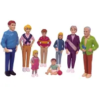 Miniland Europæiske Familie Figurer 8 Enheder