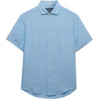 Superdry Riviera Linen Kortærmet Skjorte