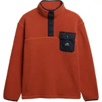 Superdry Superdrytil mænd. M2014283A Fuji Popper orange fleece (XL), Casual, Genanvendt polister, Bæredygtig