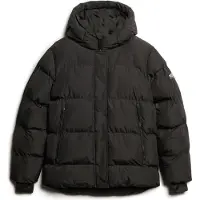 Superdry Superdrytil kvinder. W5011728A Jakke 5 Baffle sort (S), Casual, Genanvendt polister, Bæredygtig