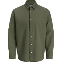 Jack & Jones Breeze Linen Blend Skjorte Med Lange ærmer
