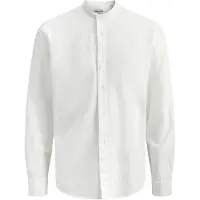 Jack & Jones Breeze Band Linen Blend Skjorte Med Lange ærmer
