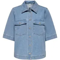 ONLY Bluse 'ONLBelle' blue denim