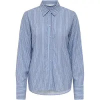 ONLY Bluse 'ONLBERIT' beige / lyseblå