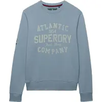 Superdry Superdrytil mænd. M2014476A Coastal Relaxed sweatshirt blå (XXL), Casual, Bomuld