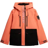 Superdry Superdrytil kvinder. WS110181A Ultimativ freestyle-skijakke koral (XS), Casual, Sport, Polyester, Sne, Koralfarvet