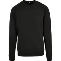 Build Your Brand Organic Basic Crew Sweatshirt