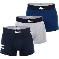 Lacoste Boksershorts navy / natblå / grå-meleret / hvid
