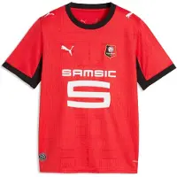 Puma Stade Rennais 26/27 Home Jersey Youth, Clothing, Red/Black, 11-12Y