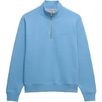 Superdry Essential Logo Embroidered Halv Lynlås Sweatshirt