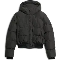 Superdry Superdrytil kvinder. W5011723A Bomberjakke Sport sort (M), Casual, Genanvendt polister, Bæredygtig