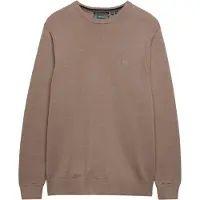 Superdry Superdrytil mænd. M6110691A Jersey Essentials Cotton, brun (XXL), Casual, Bomuld