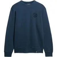Superdry Superdrytil mænd. M2014305A Merchant grafisk sweatshirt navy (L), Casual, Bomuld, Blå