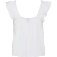 Pieces Bluse 'PCPIA' hvid