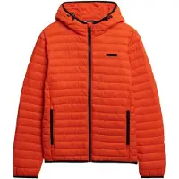 Superdry Superdrytil mænd. M5012286A Hættejakke Fuji Lite orange (S), Casual, Polyester