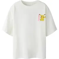 Name it T-shirt - Noos - NkfDyppi - Pokémon - Cloud Dancer m. Pr - - 5 år (110) - T-Shirt