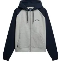 Superdry Superdrytil kvinder. W2012476A Essential Logo OSZ Raglan navy sweatshirt (XL), Casual, Bomuld, Blå