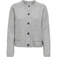 ONLY Cardigan 'ONLPiemonte' lysegrå