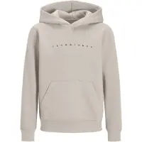 Jack & Jones Junior Sweatshirt 'JJEStar' ecru / sort