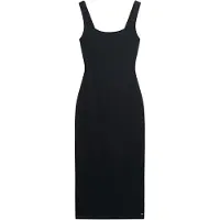 Superdry Square Neck Jersey ærmeløs Midikjole