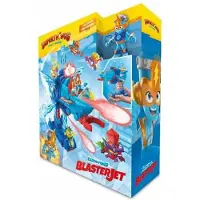 Magic Box S Blaster Jet-figur Med Roterende Lader Og 6 Projektiler