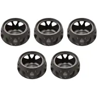 Melitt 5X Ceramic Candle Heating Base, Insulation Tea Ceremony Base Warmer Teapot Tea Pot Holder Aromatherapy Furnace Style
