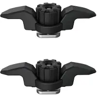 Melitt 2PCS Kayak Anchor Cleat Kayak Track Light Medium Duty Polymer Kayak Mount Track Kayak Low Profile Track Mount