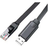 Melitt USB to RJ45 Console Cable RS232 Serial Adapter for Laptop Computer USB RJ45 8P8C Converter Console Cable 300cm