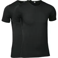 JBS Gots T-shirt 2-pak - Sort, størrelse Large