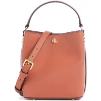 Ralph Lauren Lauren Ralph Laurentil kvinder. 431969365019 Reese lille brun cross body-lædertaske (OSFA), Casual
