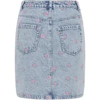 Kaffe Nederdel 'KABabena' blue denim / lyserød