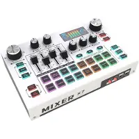 Wella X7 Live Streaming Sound Card Voice Changer DJ Mixer Effects for PC Smartphone Computer Audio Interface Console Card