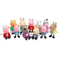 Diverse Peppa Pig Figurer Samlesæt 11 Modeller Tilfældig Forsendelse Assorteret