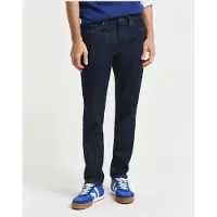 Gant Ganttil mænd. 1000260 Navy Slim Fit Jeans (34/34), Casual, Bomuld, Denim, Bæredygtig, Blå