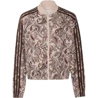 Adidas Originals Sst Loose Cropped Paisley Sweatshirt Med Lynlås