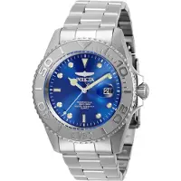 Invicta Herreur 29945 Blå/Stål Ø42 mm