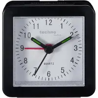 Technoline Modell SC, Quartz alarmur, Firkant, Sort, Analog, 69 mm, 69 mm
