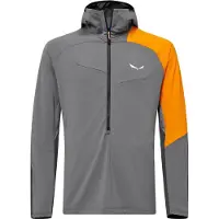 Salewa - Vandretøj - Nxt Hyb 1/2 Zip Tee M Quiet Shade til Unisex - Størrelse M - Grå