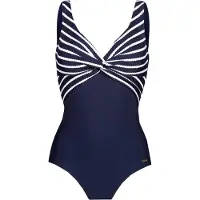 LASCANA Badedragt navy / hvid