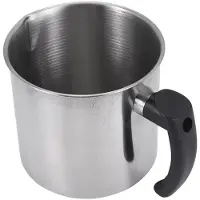 Wella Candle Making Pouring Pot, 44 Oz Double Boiler Wax Melting Pot, Candle Making Pitcher, Heat-Resistant Handle