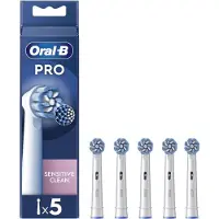 Oral-B Pro Sensitive Clean, 5 stk, Hvid, Oral-B, iO, Pulsonic, Blister