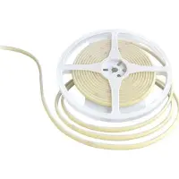 V-TAC 10W/m LED COB juosta, 320LED/m, 24V, 6500K, IP67, 5 metrų ritė