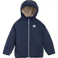 Viking Fleecejakke - Vendbar - Play - Navy/Beige - - 5 år (110) - Fleecejakke
