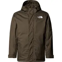 The North Face - Skijakker børn - Teen Snowquest Jacket New Taupe Green til Unisex - Børnetoj Størrelse XS - Kaki