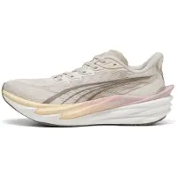 Puma Deviate NITRO 4 Running Shoes Women, Fitness, Alpine Snow/Misty Pink, 37