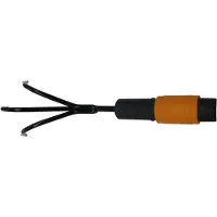 Fiskars QuikFit, Håndkultivator, Rustfrit stål, Sort, Plast